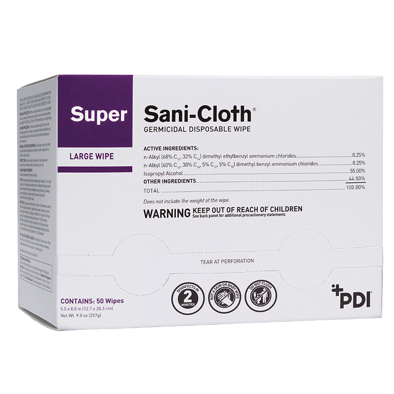 Super Sani-Cloth Germicidal Disposable Wipe - Best  from PDI - Shop now at AED Professionals