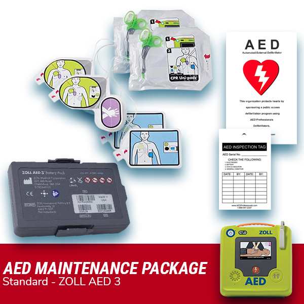 ZOLL AED 3 Electrode Pad & Battery Maintenance Package - Best  from ZOLL - Shop now at AED Professionals
