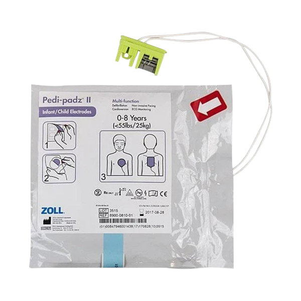 ZOLL Pedi-Padz II AED Electrode Pads - Best Automated External Defibrillators from ZOLL - Shop now at AED Professionals
