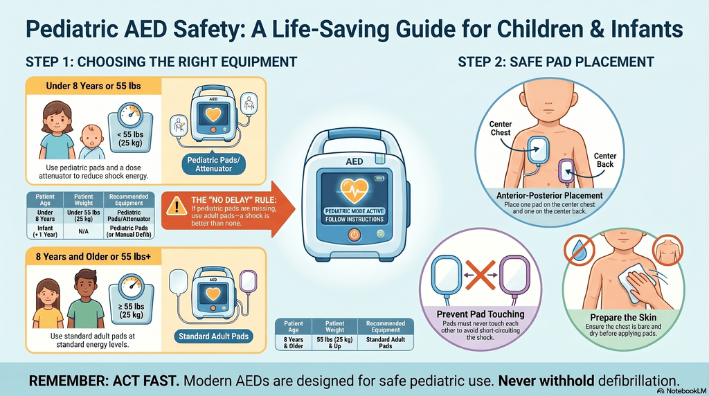 Using an AED on Infants & Children: Pediatric Guide – AED Professionals