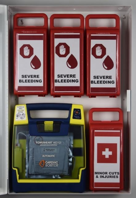 LiveSafer Modular Public Access First Aid Cabinet - Best AED Cabinets from AED Professionals - Shop now at AED Professionals