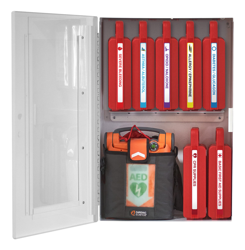 LiveSafer XL - Modular Public First Aid Cabinet - Best AED Cabinets from AED Professionals - Shop now at AED Professionals