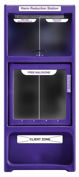 Harm Reduction Station – Multi-Compartment Giveaway Kiosk - Best Business & Industrial from AED Professionals - Shop now at AED Professionals