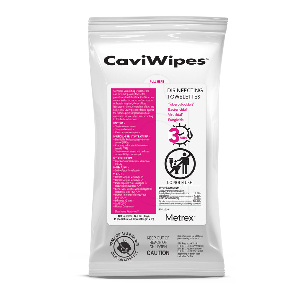 METREX CAVIWIPES DISINFECTING TOWELETTES - Best  from Metrex - Shop now at AED Professionals