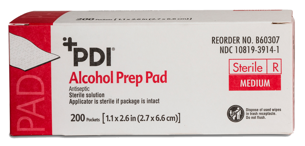 Alcohol Prep Pads - Best  from PDI - Shop now at AED Professionals