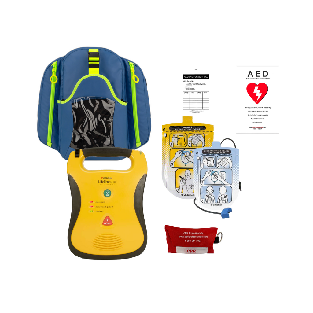 Defibtech Lifeline AED Sports Value Package - Best Value Packages from AED Professionals - Shop now at AED Professionals