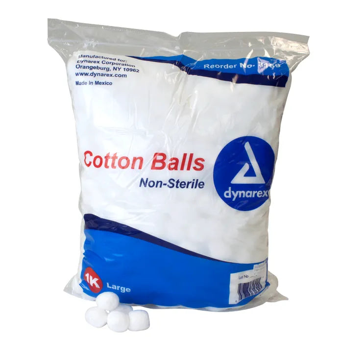 Dynarex Cotton Balls - Non-Sterile - Best First Aid from Dynarex - Shop now at AED Professionals