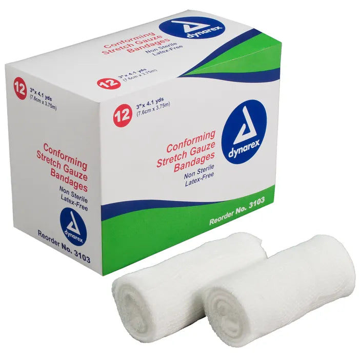 Dynarex Stretch Gauze Bandages - Sterile & Non-Sterile - Best First Aid from Dynarex - Shop now at AED Professionals