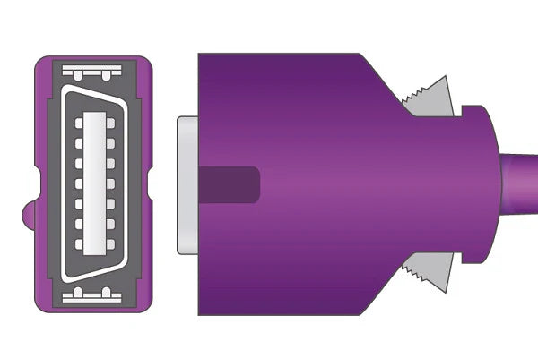 Nellcor Compatible SpO2 Adapter Cable - DOC-10 - Best Patient Monitoring from AED Professionals - Shop now at AED Professionals