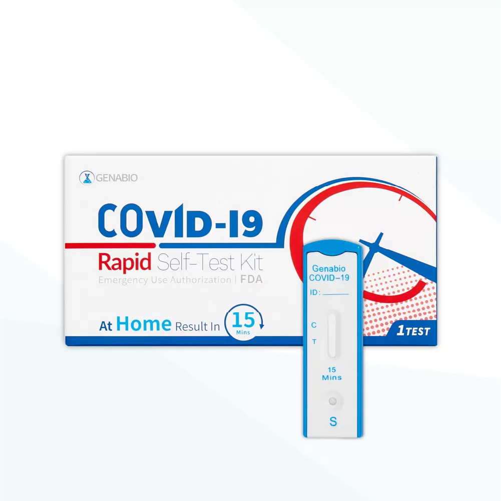 COVID-19 Rapid Self-Test Kit (10 pack) - Best  from GENABIO - Shop now at AED Professionals