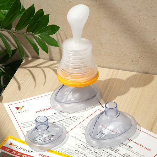 Lifevac suction device on a tabletop