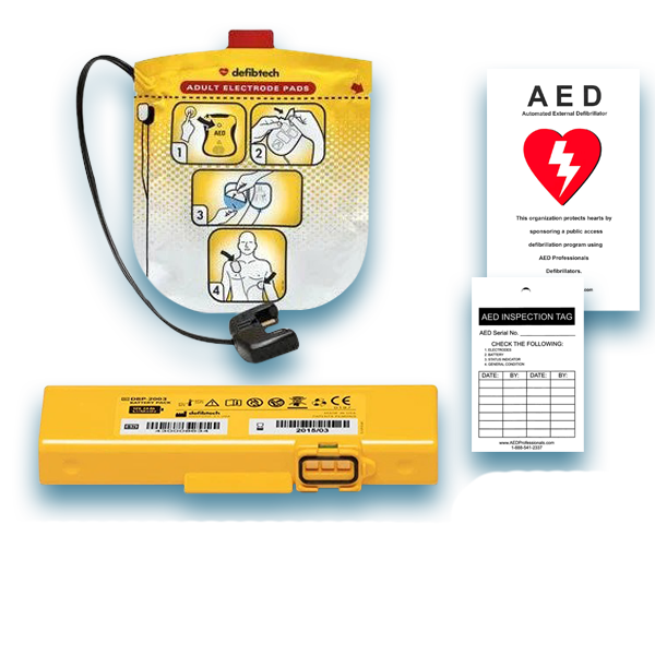 Defibtech Lifeline VIEW AED Pad & Battery Maintenance Pack