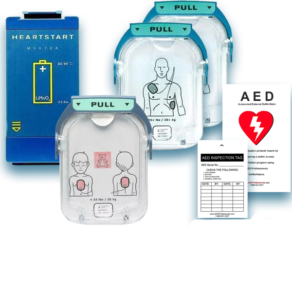 Philips HeartStart Onsite AED Electrode Pad & Battery Maintenance Package