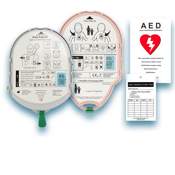 HeartSine Samaritan PAD AED Pad-Pak Maintenance Package