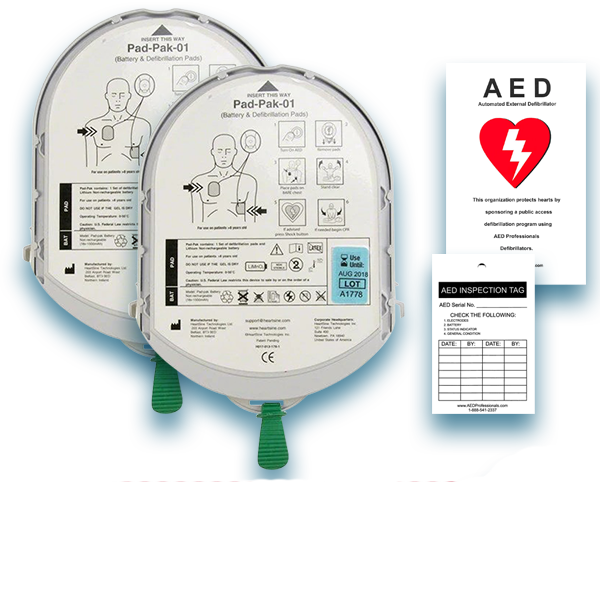 HeartSine Samaritan PAD AED Pad-Pak Maintenance Package