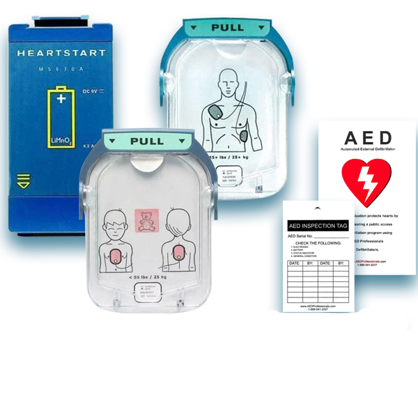 Philips HeartStart Onsite AED Electrode Pad & Battery Maintenance Package