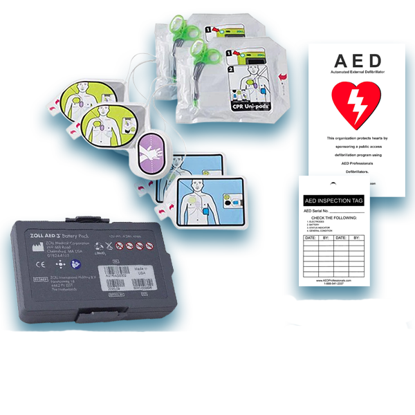 ZOLL AED 3 Electrode Pad & Battery Maintenance Package