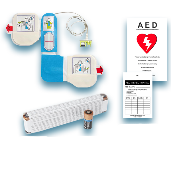 ZOLL AED Plus Electrode Pad & Battery Maintenance Package