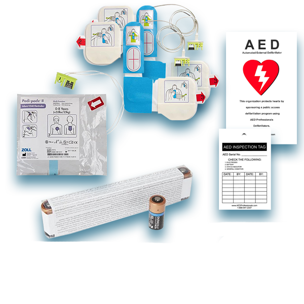 ZOLL AED Plus Electrode Pad & Battery Maintenance Package