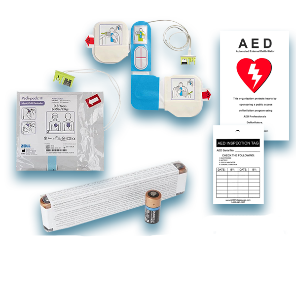 ZOLL AED Plus Electrode Pad & Battery Maintenance Package