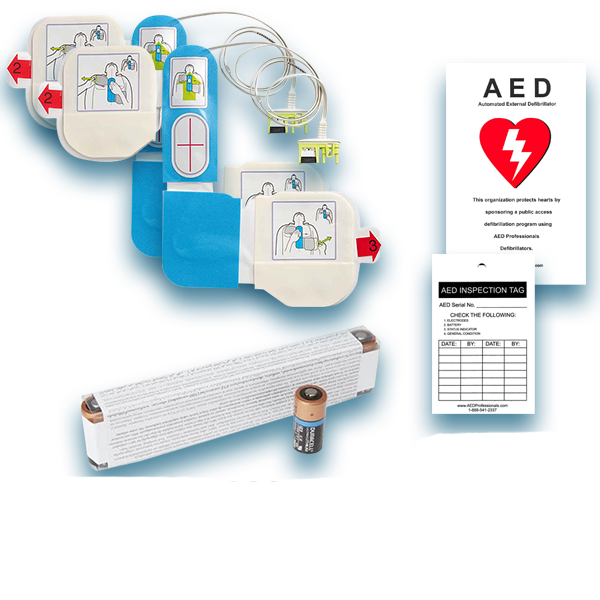 ZOLL AED Plus Electrode Pad & Battery Maintenance Package