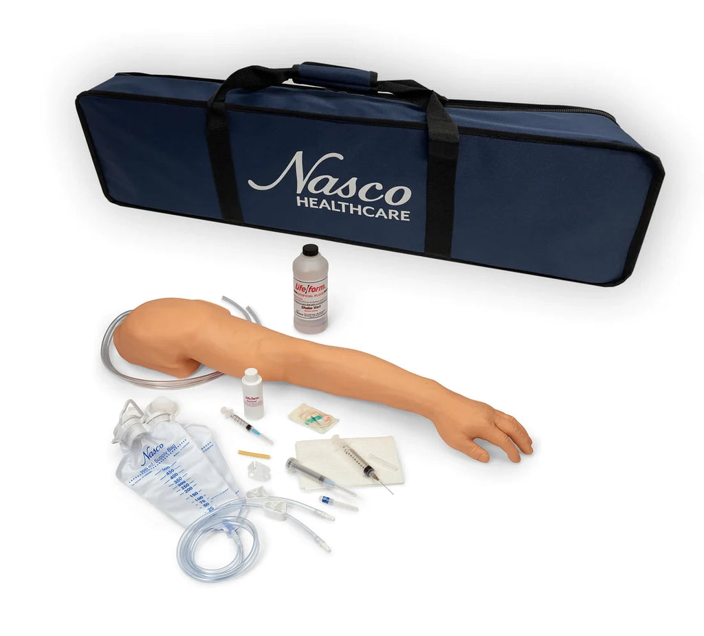 Injection training arm kit with light skin arm