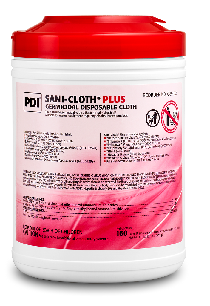 Sani-Cloth Plus Germicidal Disposable Cloth - Best  from PDI - Shop now at AED Professionals