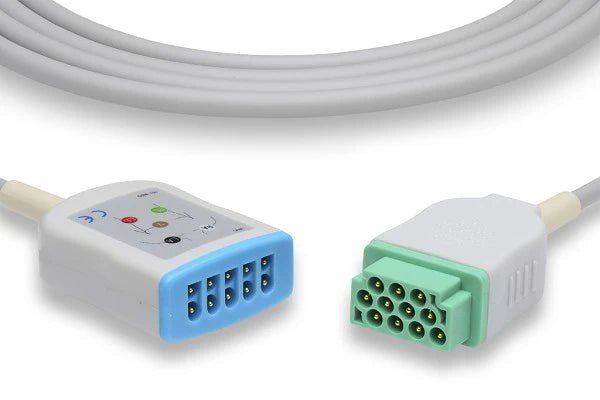 GE Healthcare Compatible ECG Trunk Cable - 2017003-001 - AED Professionals