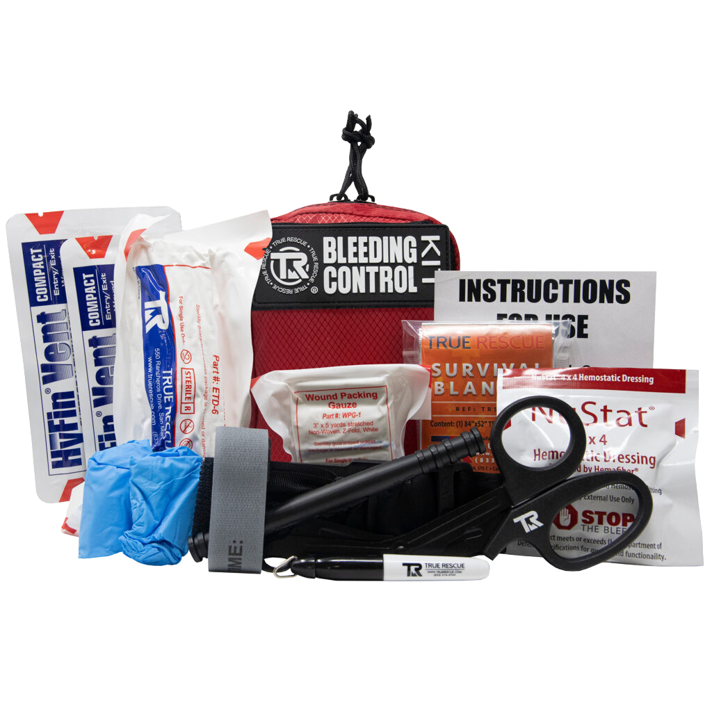 Premium Bleeding Control Kit - Best Rescue Products from Cubix Safety - Shop now at AED Professionals