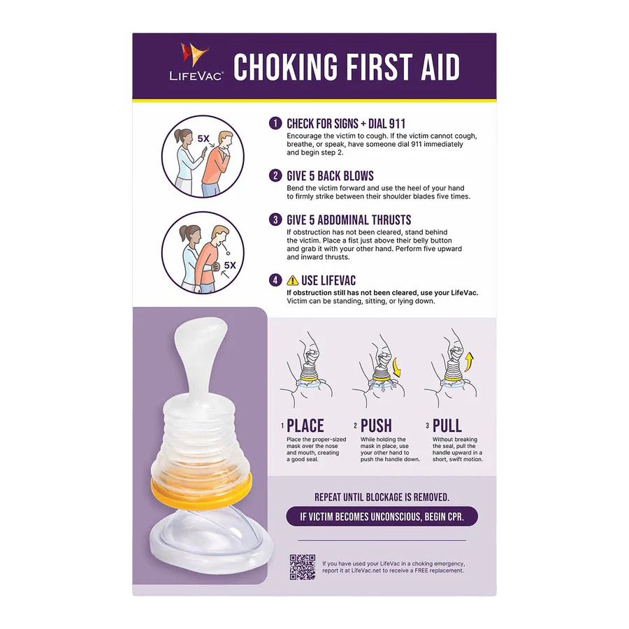 How to Use Lifevac Poster - AED Professionals