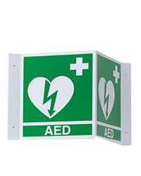 ILCOR 3D Wall Sign (AED) - AED Professionals