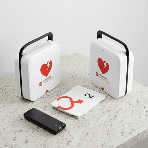 stryker cr2 aeds with pad and battery