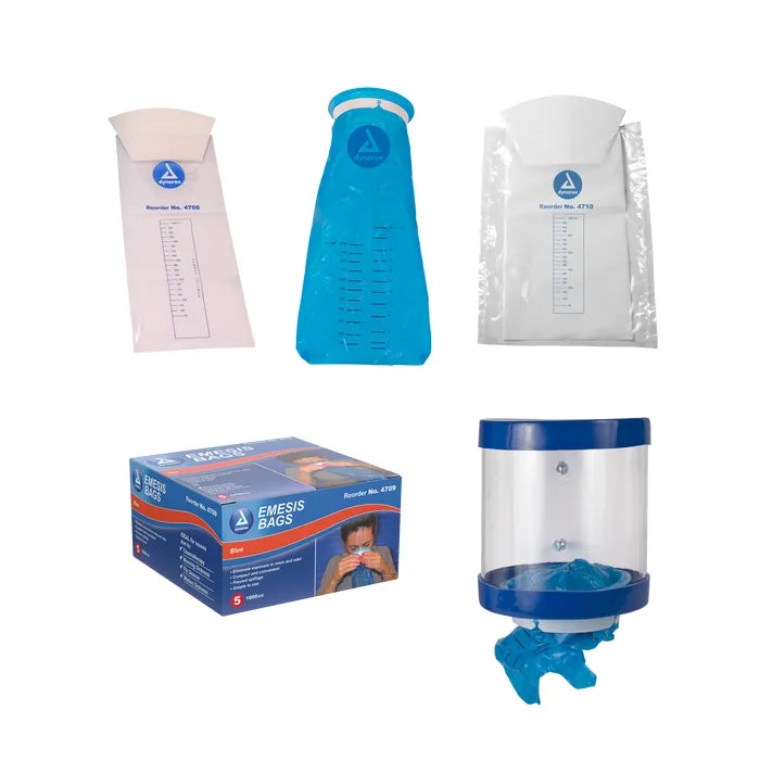 Dynarex Emesis Bags are ideal for individuals that suffer from sickness due to motion, chemotherapy or ﬂu symptoms.