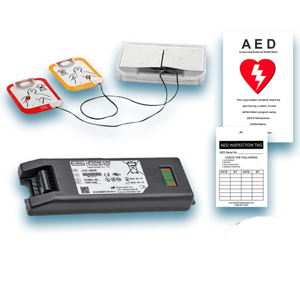Physio - Control LIFEPAK CR2 AED Electrode Pad & Battery Maintenance Package - AED Professionals