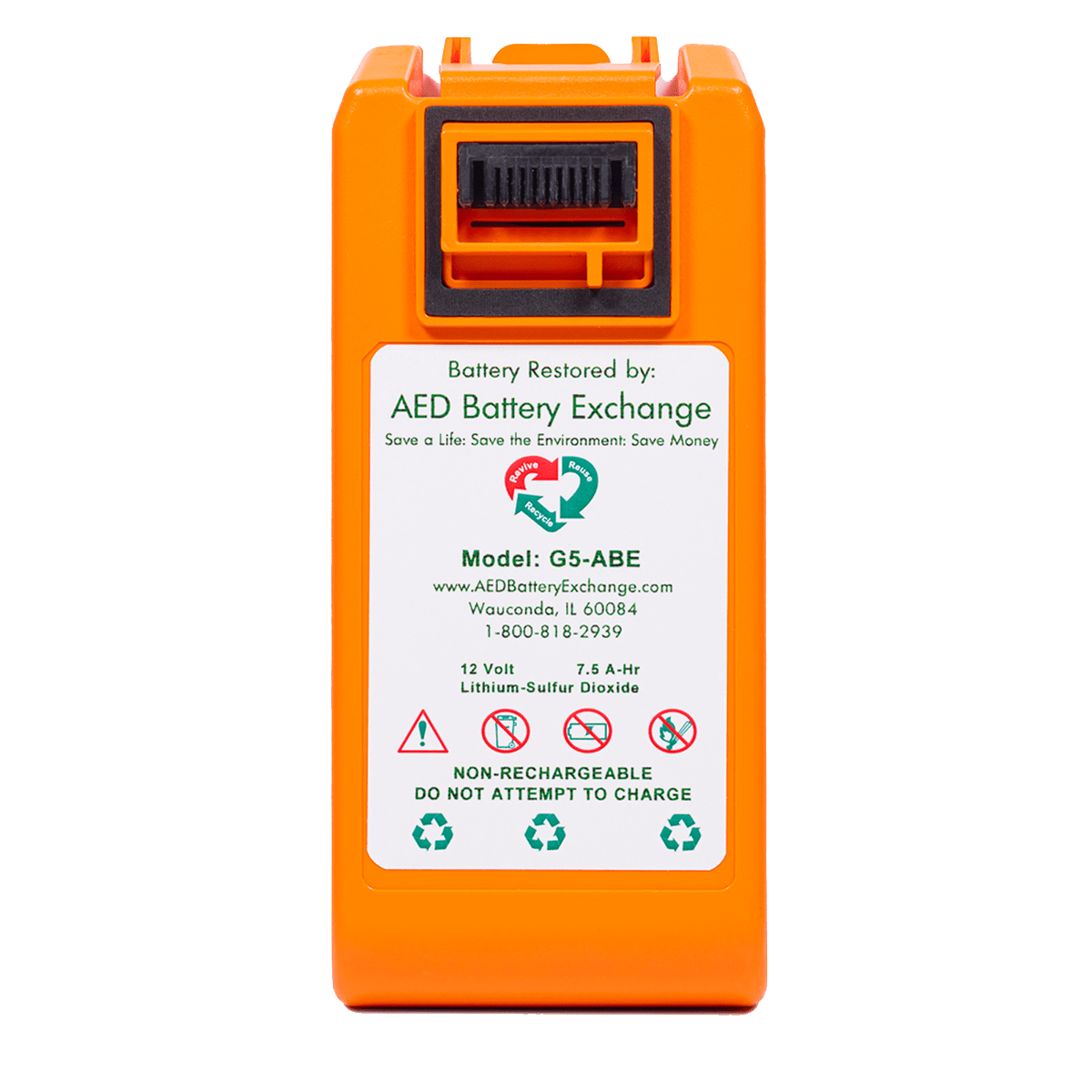 ReCelled Cardiac Science Powerheart G5 AED Battery - AED Professionals