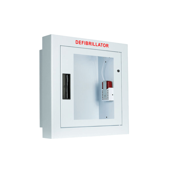 Semi Recessed AED Cabinet, Large - AED Professionals