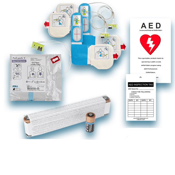 ZOLL AED Plus Electrode Pad & Battery Maintenance Package - AED Professionals