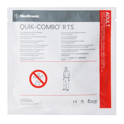 Physio-Control/Stryker EDGE QUIK-COMBO Defibrillation Pads, Radiotransparent (RTS), Adult - Best Medical Devices from Physio-Control/Stryker - Shop now at AED Professionals
