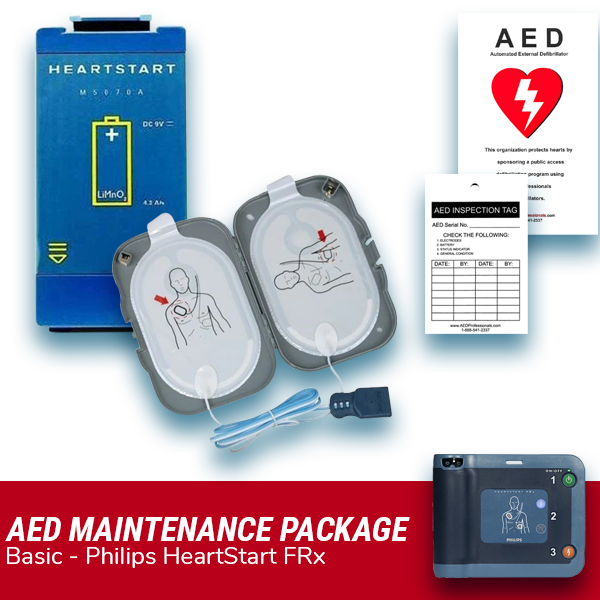 Philips HeartStart FRx AED Electrode Pad & Battery Maintenance Package - Best  from Philips Healthcare - Shop now at AED Professionals
