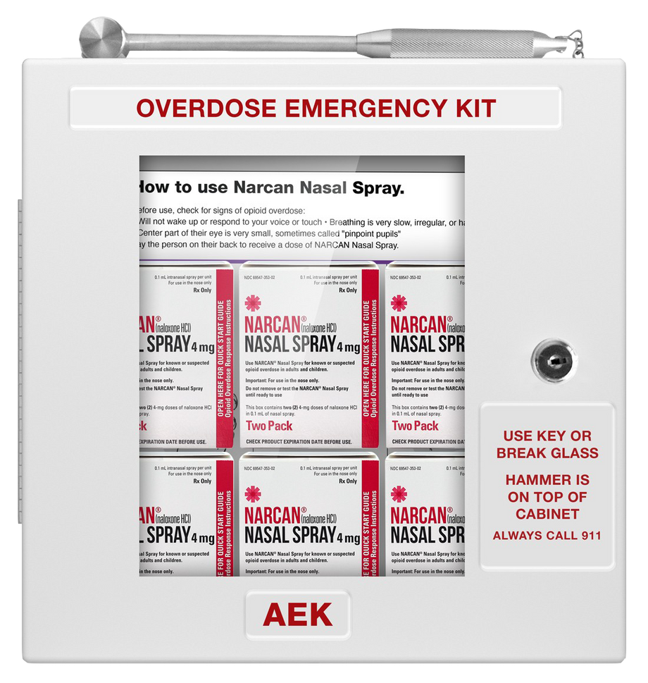Public Access Naloxone/Narcan Opioid Overdose Emergency Kit