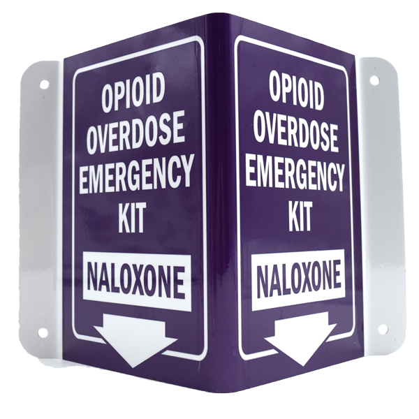 Opioid Overdose Emergency Kit 3D Wall Sign - Best Business & Industrial from AED Professionals - Shop now at AED Professionals