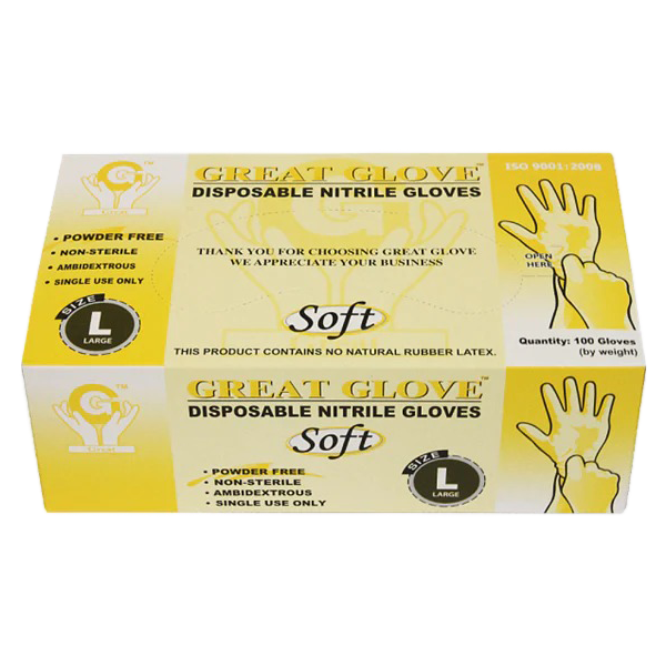 Great Gloves Nitrile Examination Gloves, Chemotherapy & Fentanyl Resistant - Best PPE from Great Gloves - Shop now at AED Professionals