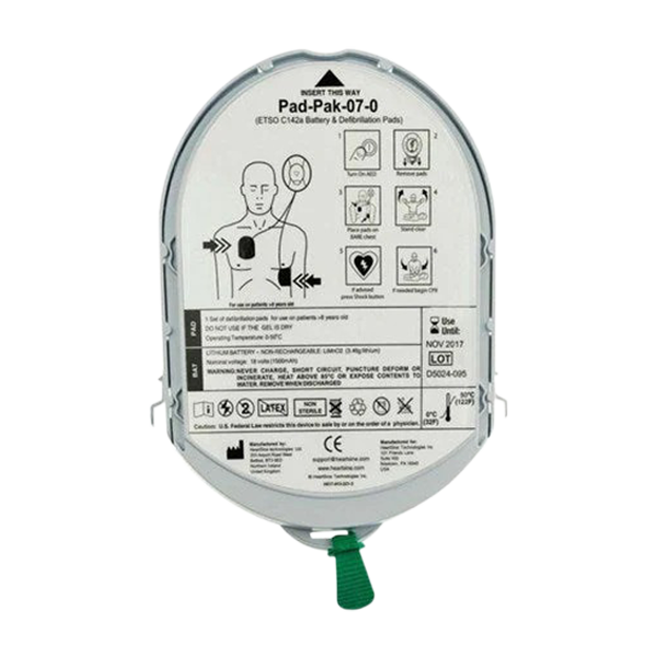HeartSine Samaritan Aviation Adult AED Pad-Pak - Best Automated External Defibrillators from HeartSine - Shop now at AED Professionals