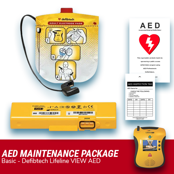 Defibtech Lifeline VIEW AED Pad & Battery Maintenance Pack - Best  from Defibtech - Shop now at AED Professionals