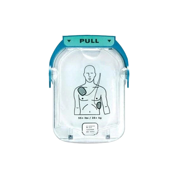 A smart phone enabled pocket AED. This SMall AED for Rapid Treatment of