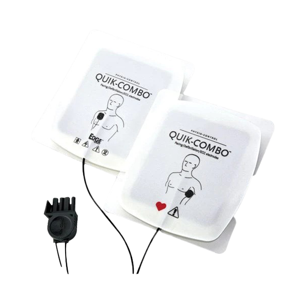 Physio-Control/Stryker QUIK-COMBO Defibrillation Pads, Adult - Best Medical Devices from Physio-Control/Stryker - Shop now at AED Professionals