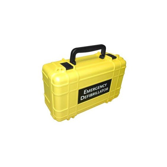 Defibtech Lifeline/Lifeline Auto Hard AED Carry Case, Yellow - AED Professionals