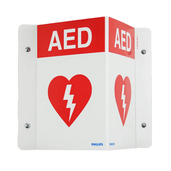 Philips AED Wall Sign - AED Professionals