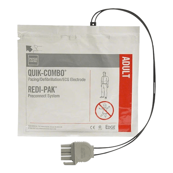 Physio - Control QUIK - COMBO Electrode w/ REDI - PAK Pre - Connect - AED Professionals