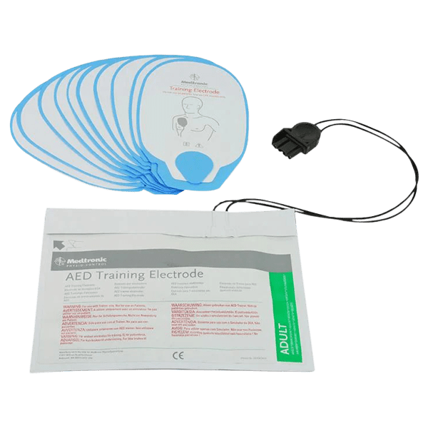 Physio - Control/Stryker LIFEPAK 1000 AED Training Unit Electrodes, Cable & Pouch - AED Professionals